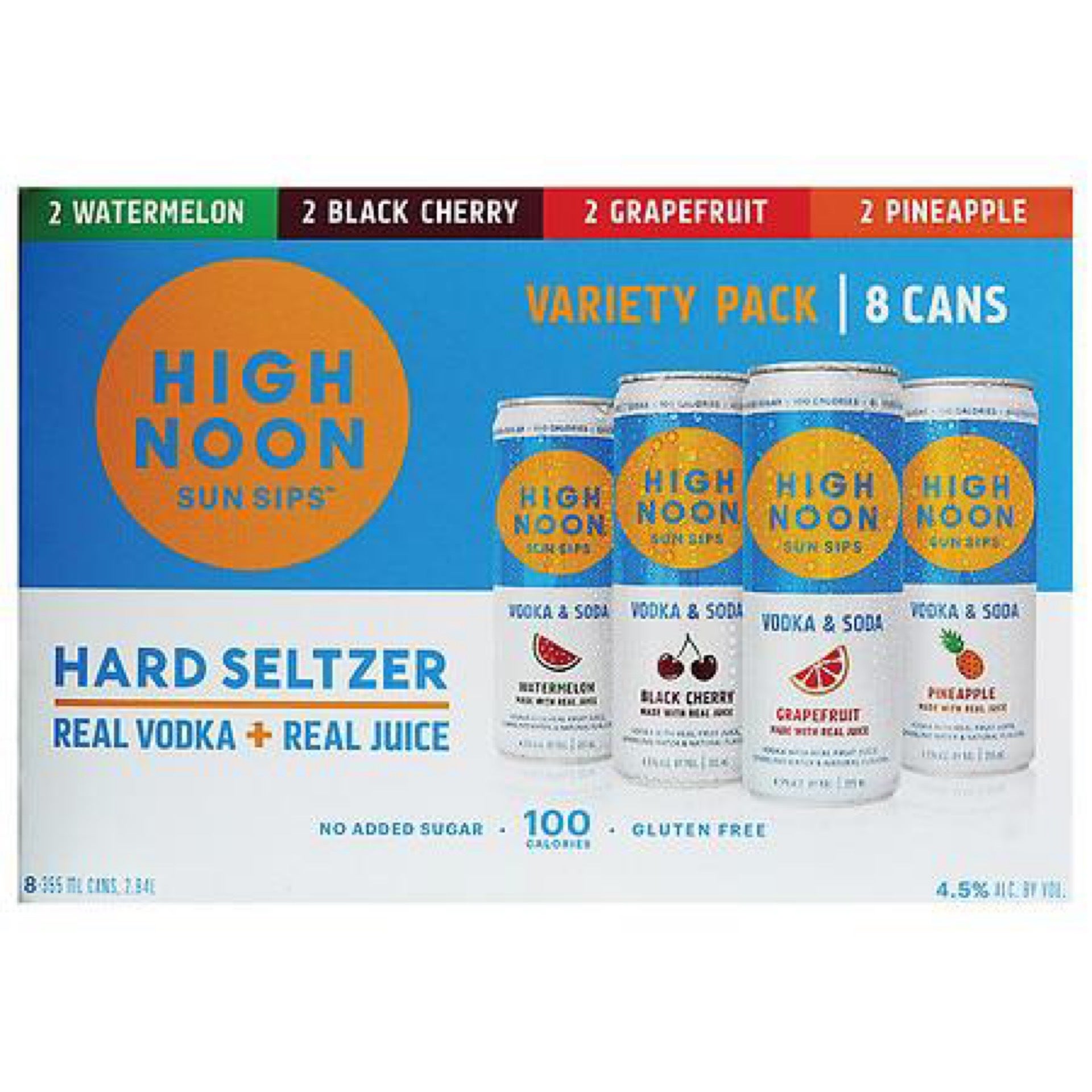 High Noon Sun Sips Hard Seltzer Variety Pack TreesAndBrews