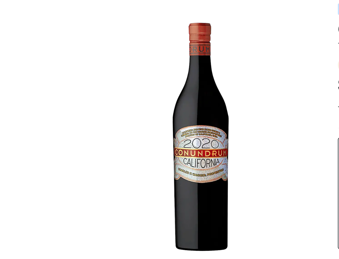 Conundrum Red Wine | TreesAndBrews